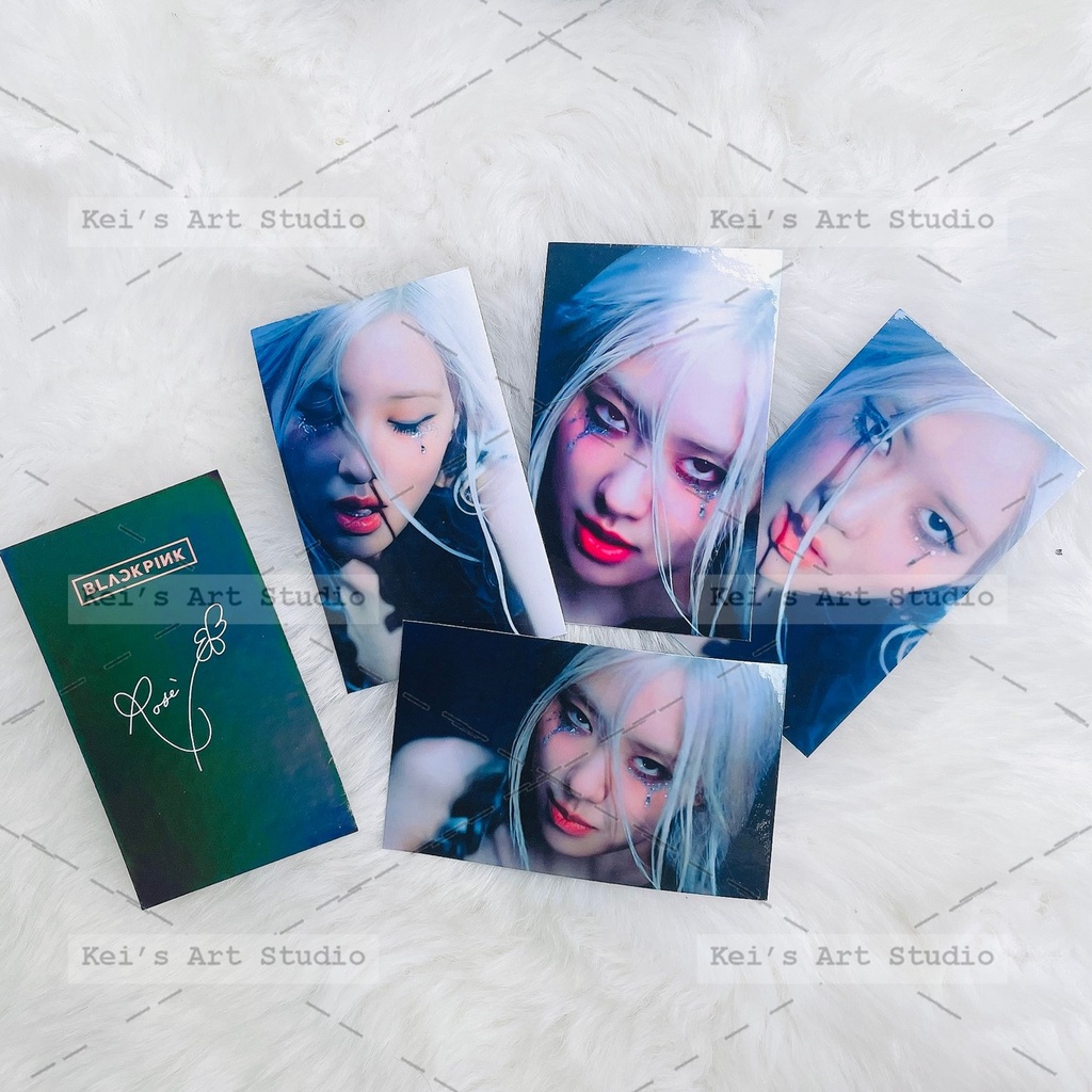 BLACKPINKPINK - PINK VENOM, SHUTDOWN: Card MV, Card rare scan, Card Rosé Lệ...