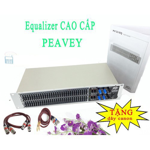 Lọc Xì peavey 231eq -Lọc âm thanh cho gọng hát êm dịu-tặng dây kết nối