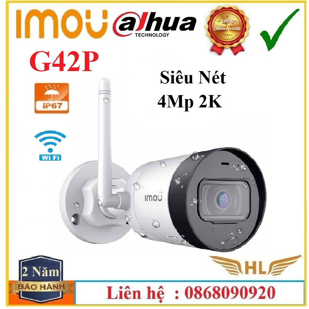 Camera Wifi Imou F22P Imou Bullet 2C Ngoài Trời Full HD 1080P- Hàng Chính Hãng Dahua