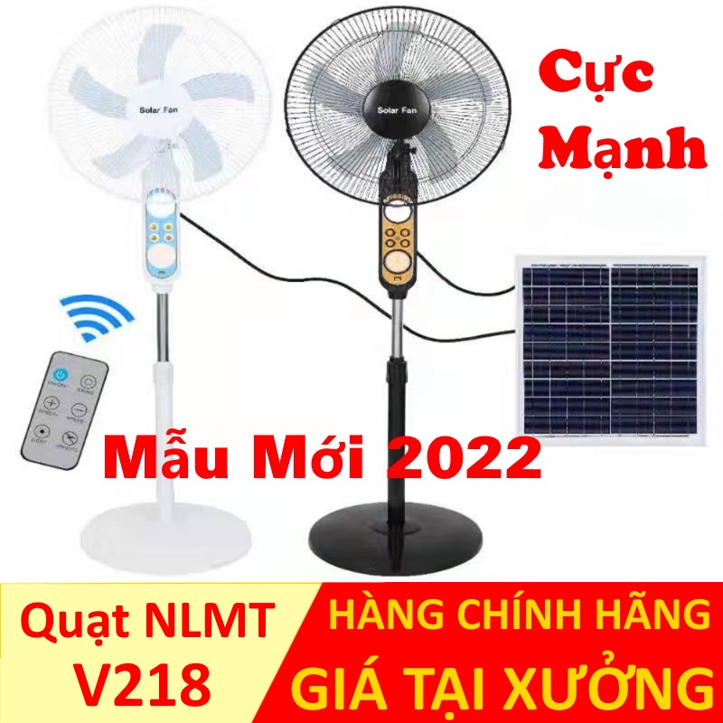 quạt năng lượng mặt trời, quạt tích điện, quạt cây, solar fan, điều khiển từ xa 4 tốc độ gió dùng cả điện 220v