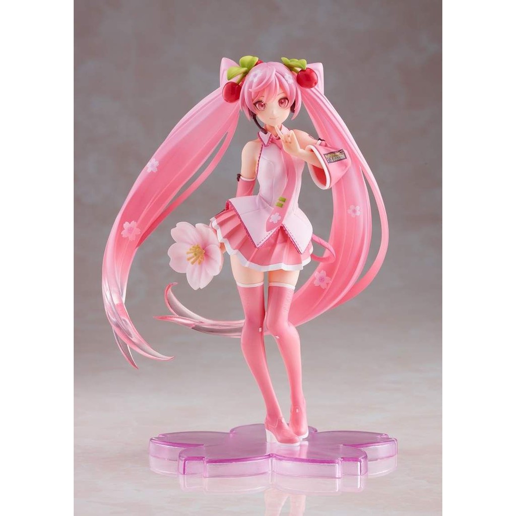 Mô Hình Figure Nhân Vật Anime Vocaloid - Hatsune Miku - Sakura, 2021 Ver., Taito, chính hãng Nhật Bản