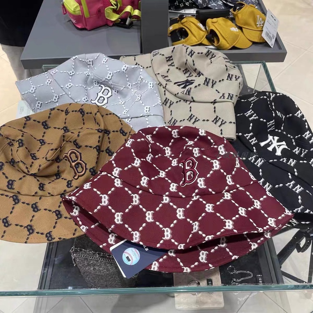 Mũ MLB Diamond Monogram Bucket Hat - Mũ Nón MLB nam nữ chính hãng 3AHTM032N