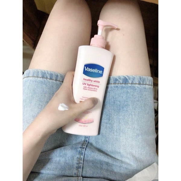 Sữa dưỡng thể Vaseline Healthy White UV Lightening body Lotion