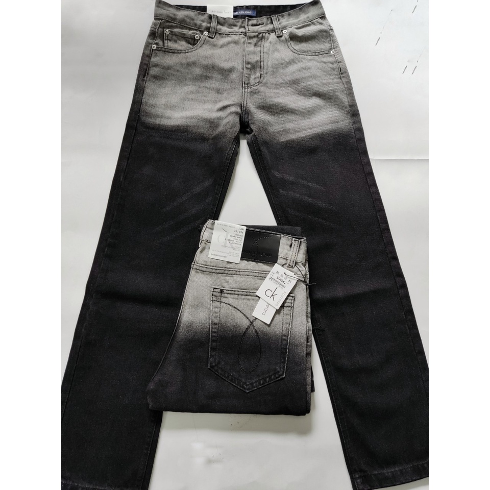 Quần Jean Nam Ống Xuông Đẹp - Quần Bò Xuông Nam Vải Cao Cấp Không Phai, Họa Tiết Rách Hot Nhất-KXSHOPMEN-562