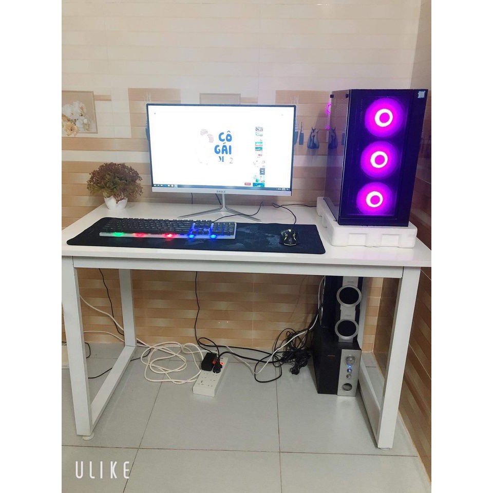 Bàn làm việc chân U kt 60x1,2m, cao 75cm giá tại xưởng | BigBuy360 - bigbuy360.vn