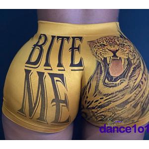 Quần Short Nữ Lưng Cao In Hoa Đô La Thời Trang