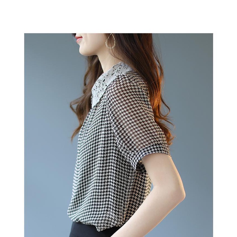 Áo Sơ Mi chiffon Ngắn Tay Thời Trang Mùa Hè Dành Cho Nữ