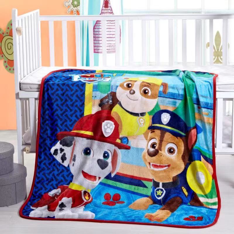 [14 mẫu]Chăn Lông Tuyết cho Bé, Chăn 4 Mùa In 3D Hoạt Hình KT 100x140cm