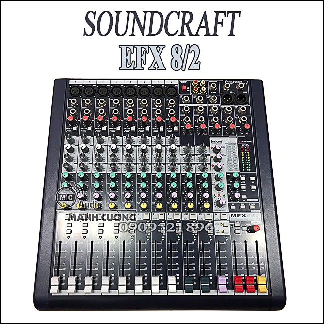 Mixer Soundcraft MFX 8/2 Loại 1