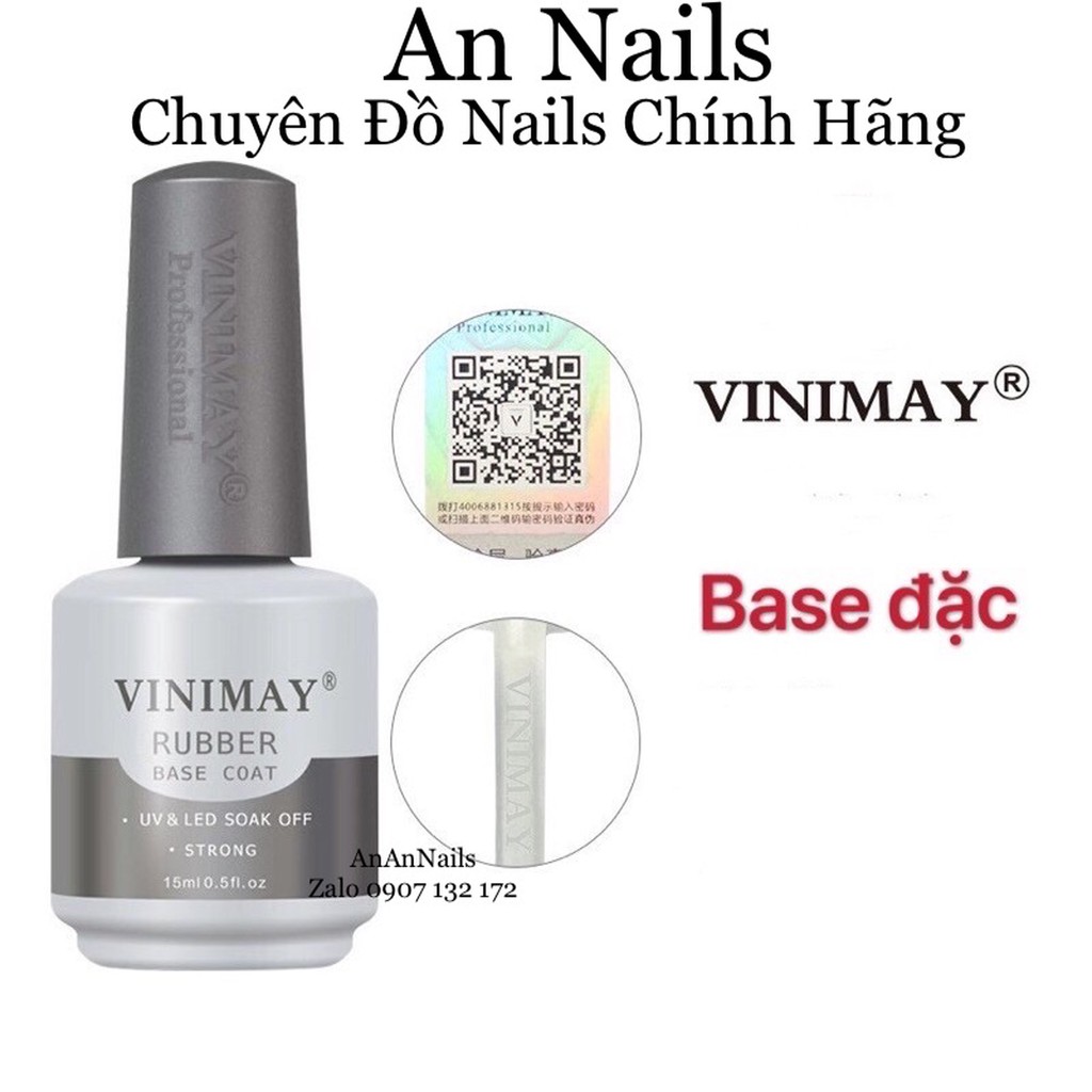 Base gel đa năng ruby Vinimay, úp móng ,Cứng Móng ,Đắp ẩn, Vẽ Nổi,,,