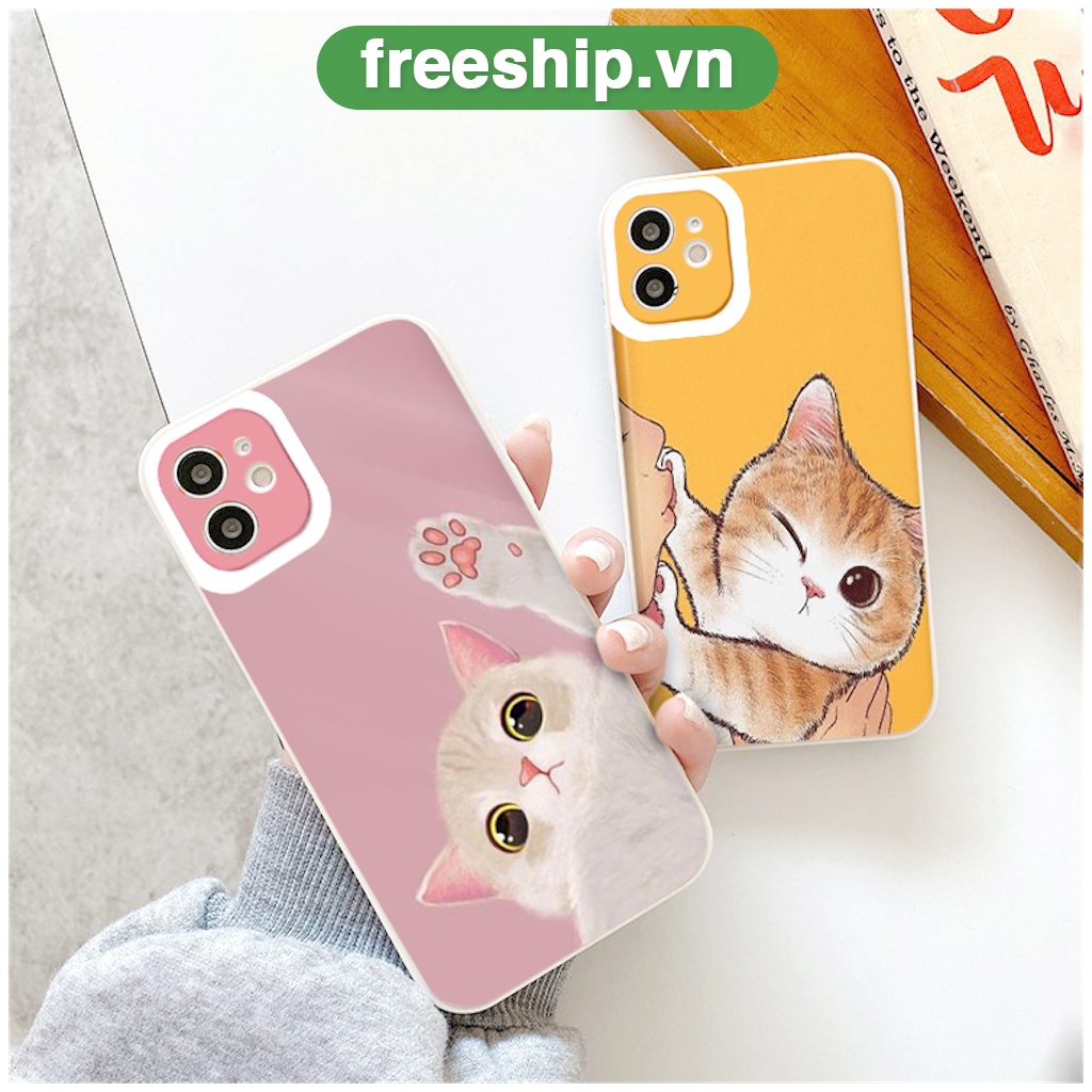 Ốp điện thoại iphone13pro/12pro/11pro/promax mèo con nghịch ngợm ốp iphone x/xr/xs/xsmax/6/7/8/plus/se2020 chống sốc