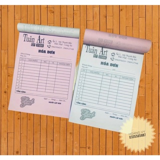 HOÁ ĐƠN 2 LIÊN _ NHẬN IN TỪ 5 CUỐN