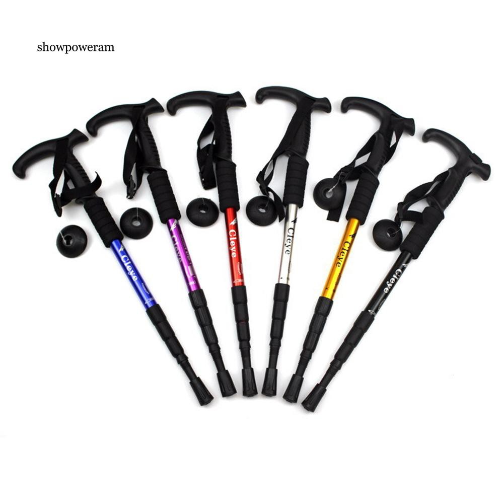 Gậy đi bộ chống sốc bằng hợp kim nhôm có thể thu gọn