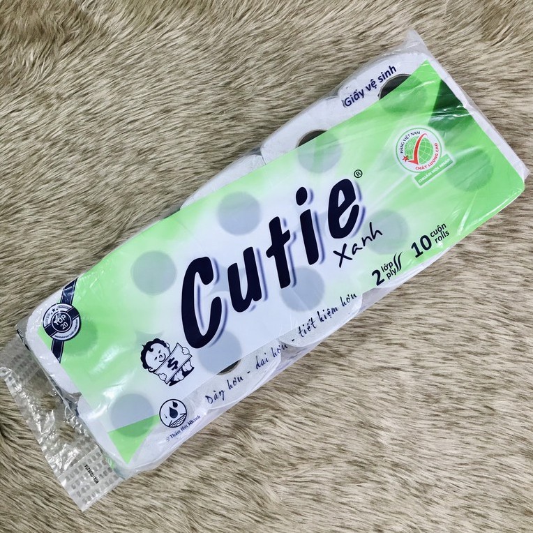 Giấy Vệ Sinh Cutie Xanh