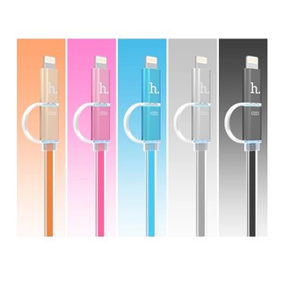 Cáp sạc HOCO lightning và Micro USB