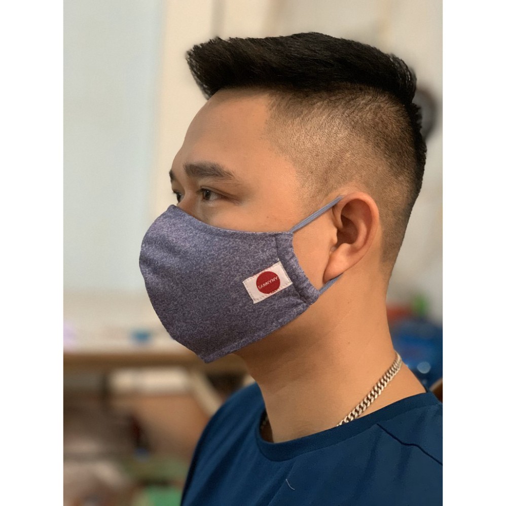Khẩu trang vải kháng khuẩn thiết kế 2 lớp lọc bụi, chống nắng, chống tia UV 2 lớp - Hồng Hà Store | BigBuy360 - bigbuy360.vn