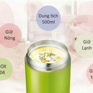 BÌNH GIỮ NHIỆT Ủ CHÁO LOCK&LOCK 500ml