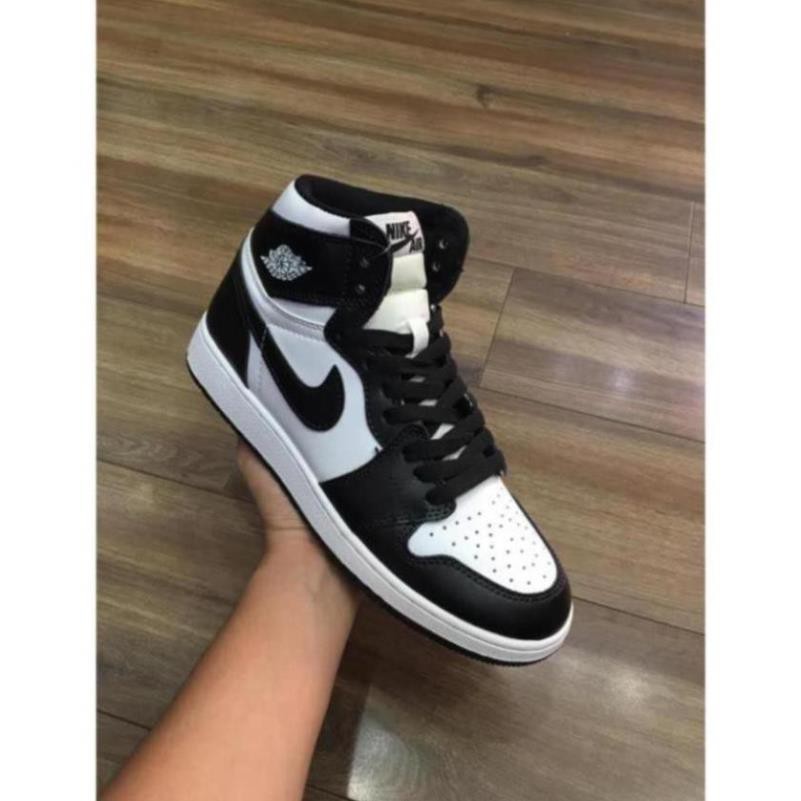 [Tặng Box/bill] Giày thể thao J0RDAN Đen trắng cao cổ | BigBuy360 - bigbuy360.vn