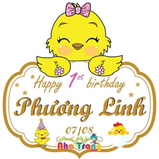 Chibi bảng tên bé gái