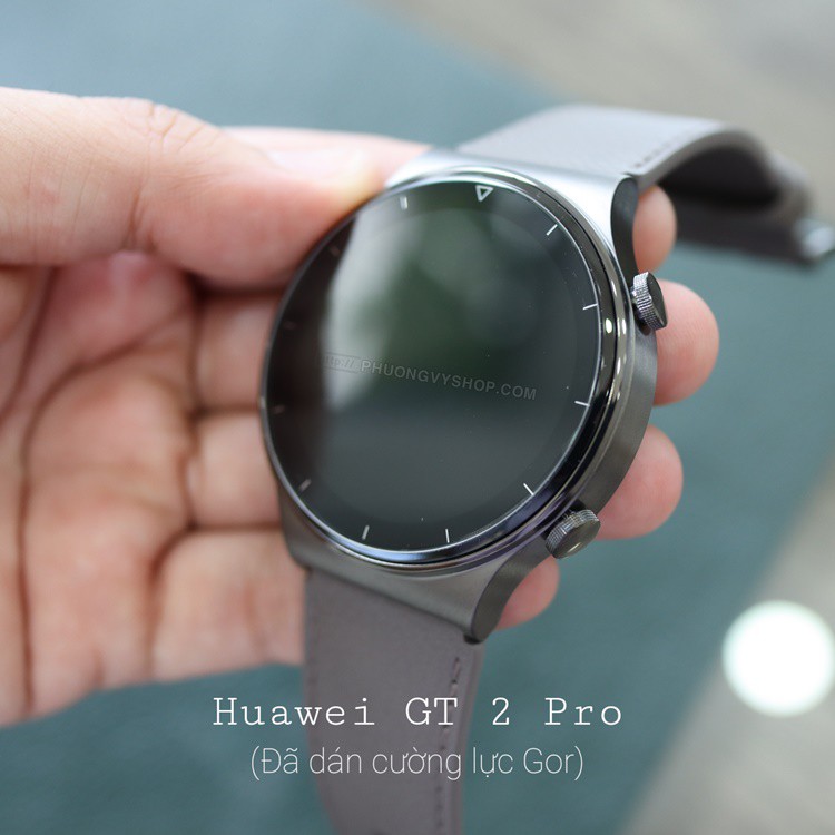 Bộ 3 kính cường lực Gor cho Huawei Watch GT2 Pro 46mm trong suốt ( Chính hãng )