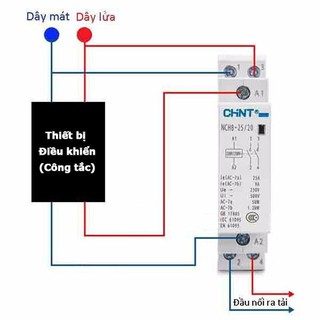 Khởi động từ 1 pha CHINT NCH8 25A