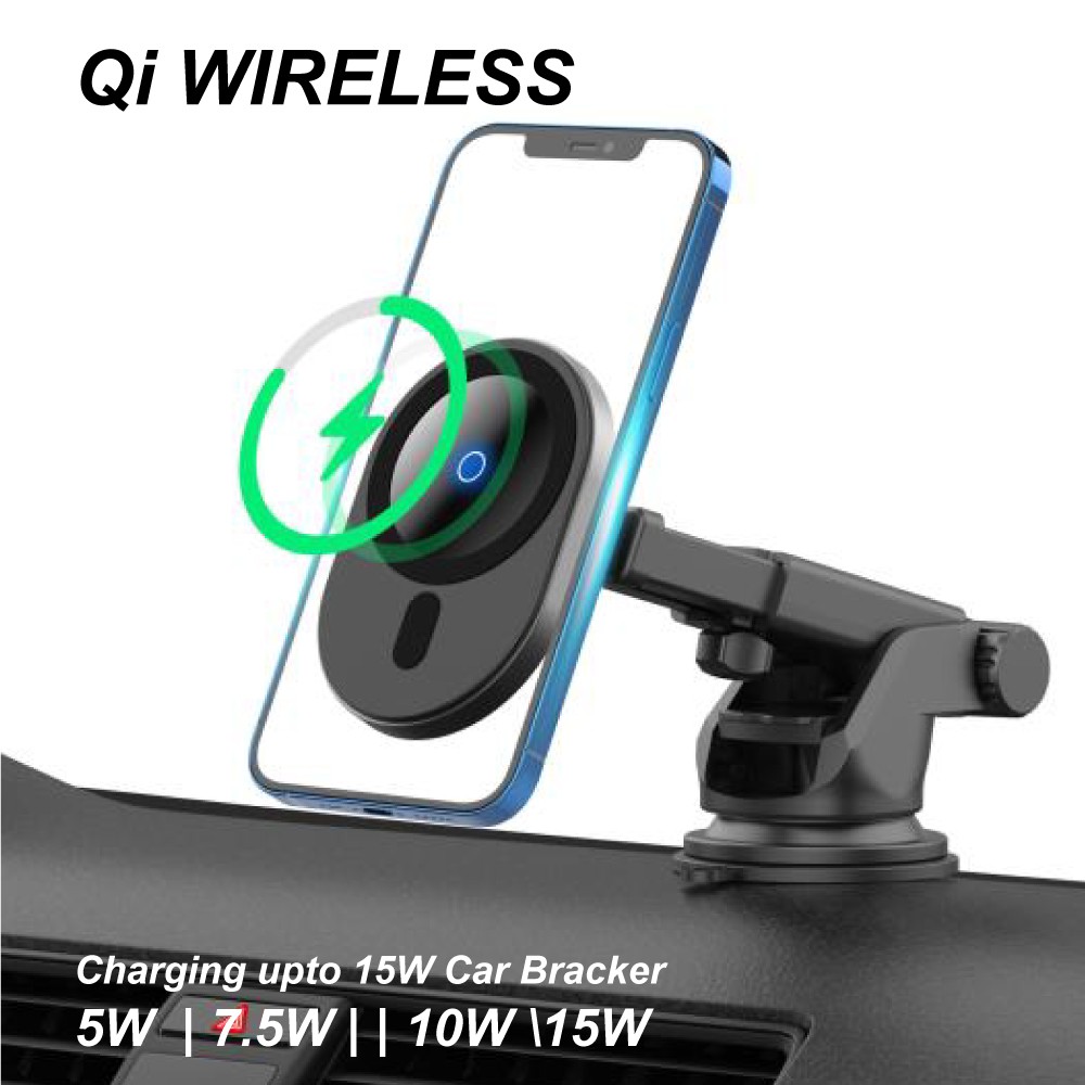 Giá Đỡ Sạc Không Dây ô tô Mazer 15W Infinite.BOOST MagDrive Wireless Car Bracket - Hàng Chính Hãng