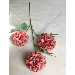 Cành tú cầu 3 bông _ hoa giả cao cấp