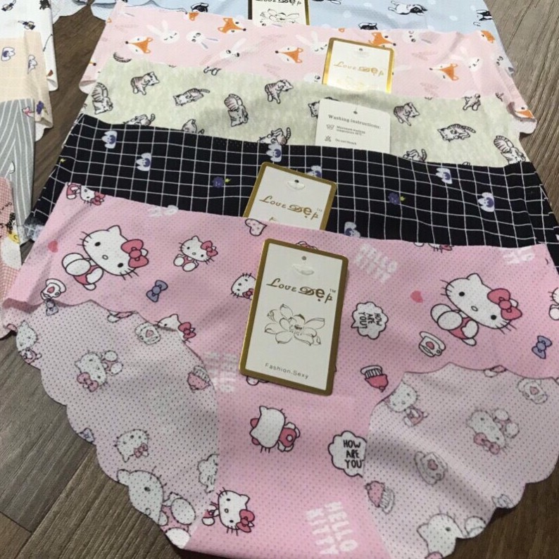 Combo 10 chiếc quần siêu mát thông hơi Không Đường May Siêu Mát Lạnh kute Nhiều Mầu