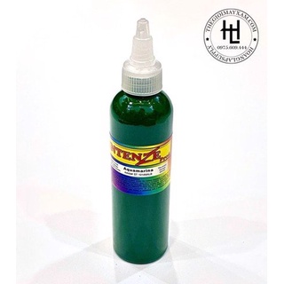 Mực tập xăm hình màu xanh lá