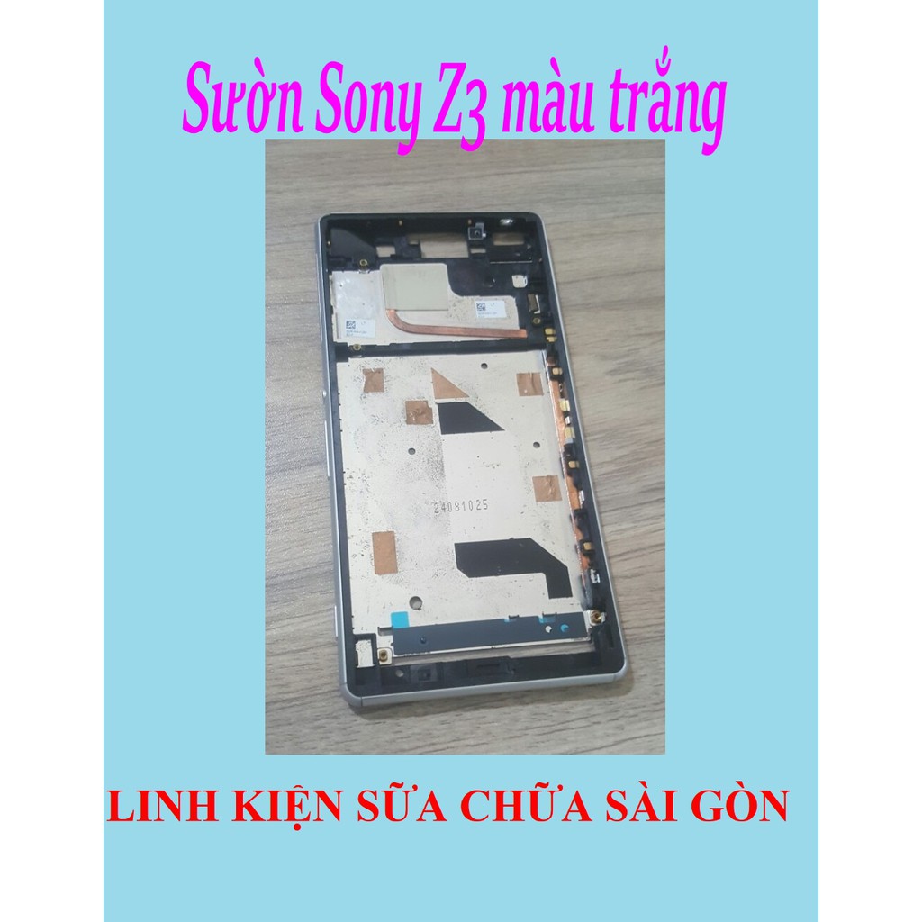 Sườn Sony Z3 màu trắng