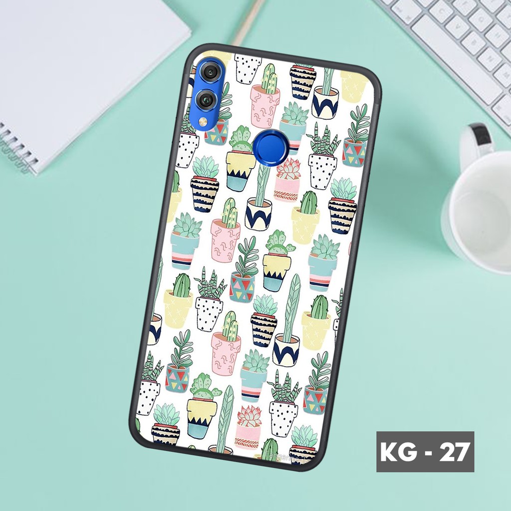 Ốp điện thoại honor 8x in kính hình con vật ngộ nghĩnh dành cho các cô nàng cá tính