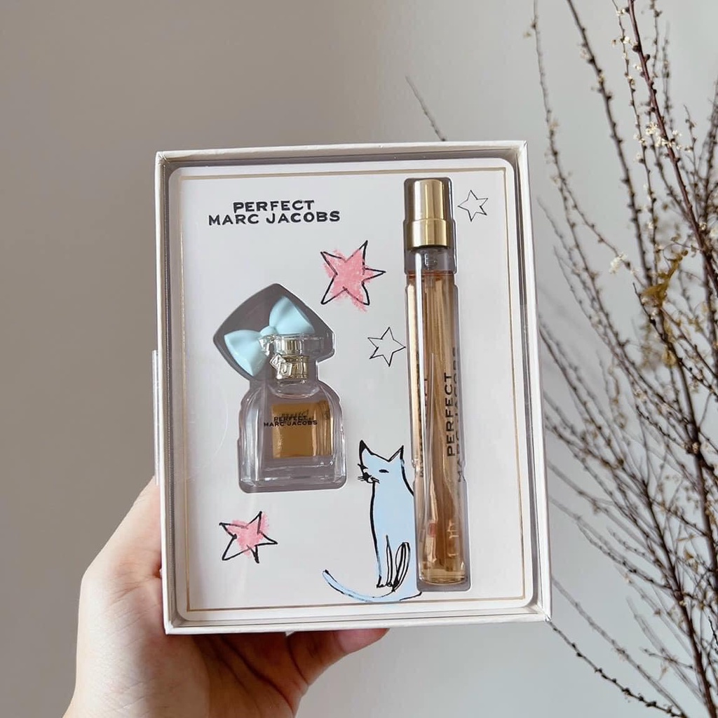 Set Nước hoa Nữ Marc Jacobs Perfect EDP 10ml + 5ml