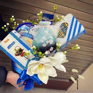 Giỏ quà tết 2021 sang trọng, rẻ, đẹp_full blue_ORDER