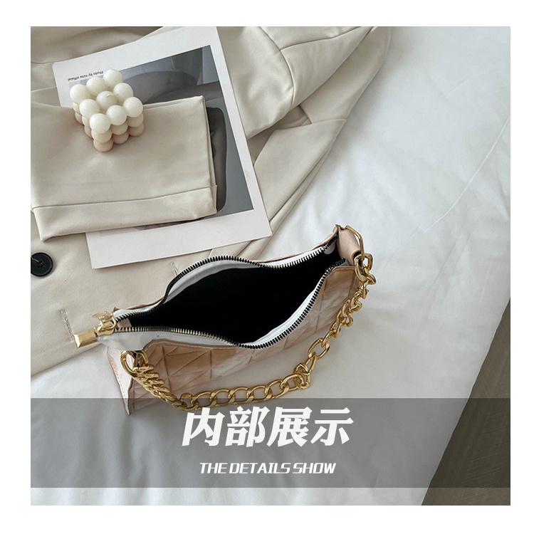 Túi Xách JASMIN NOIR Đeo Chéo Họa Tiết Sọc Caro Thời Trang Cho Nữ