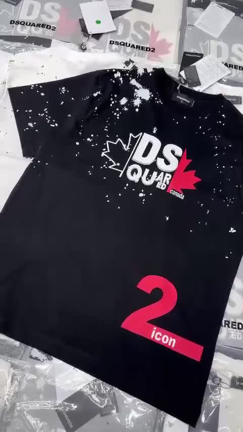 Áo phông DSQ2 nam nữ Premium Cotton co giãn 4 chiều cao cấp 2023 HV23 | BigBuy360 - bigbuy360.vn