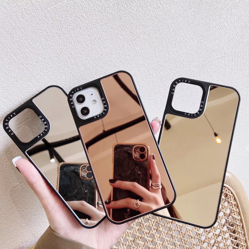 Ốp điện thoại tráng gương phong cách thời trang cho Iphone12 / 12pro Max / 12mini / 11pro Max / 6s / 7plus / Xs Max