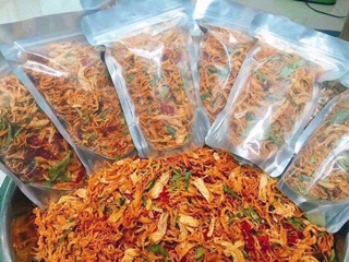 1KG KHÔ GÀ LÁ CHANH