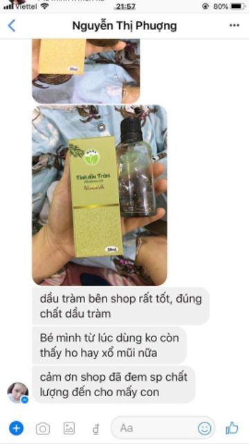 Tinh Dầu Tràm Hoa Nén Mama⚡AN TOÀN CHO BÉ⚡Giữ ấm Cho Bé,Phòng Ho, Cảm Gió