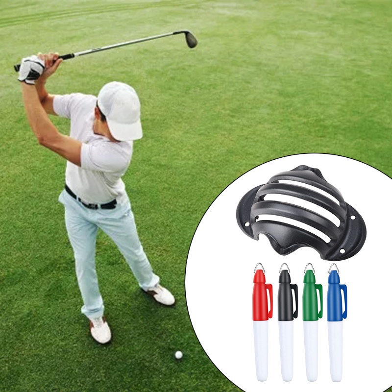 1 Cặp Khuôn Đánh Dấu Vị Trí Gậy Đánh Golf 3 Đường
