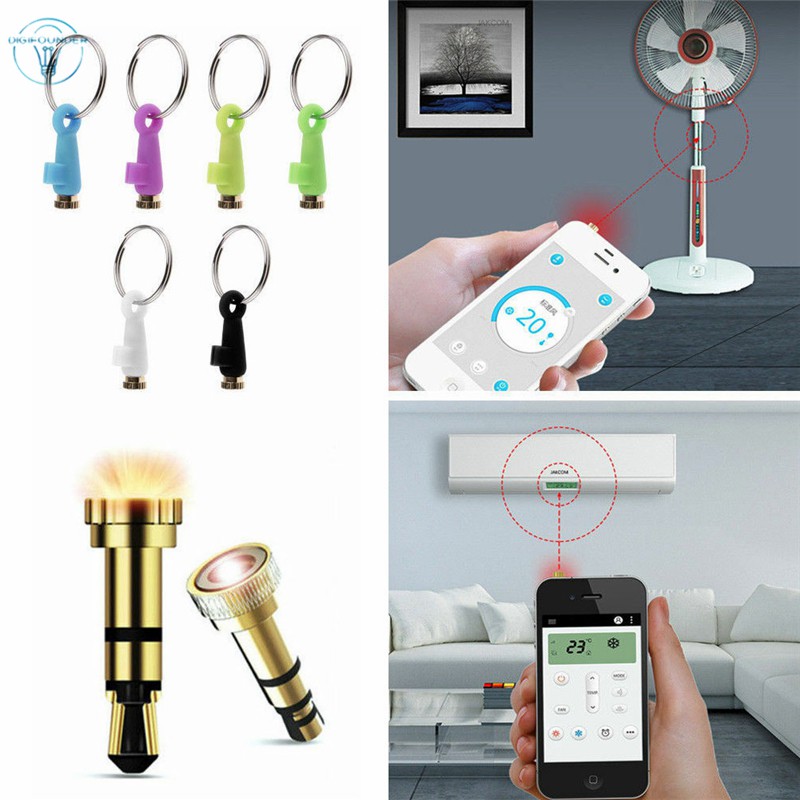 DG Iphone Universal IR Infrared Remote Control Appliances Smart 3.5mm Plug Random Color