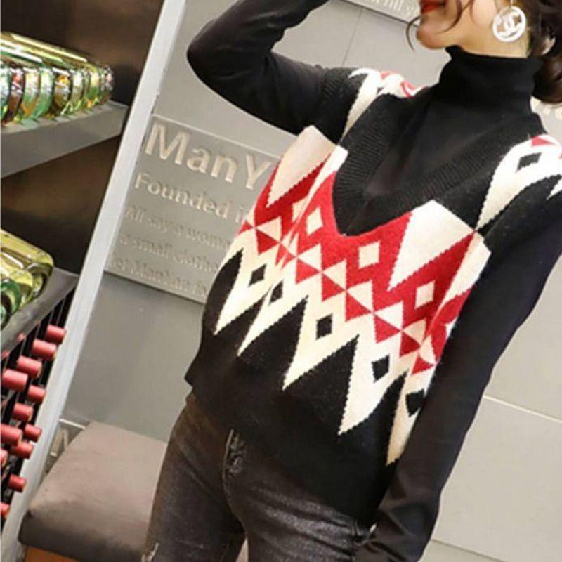 Áo Gi-Lê Len Sát Nách Cổ Chữ V Trẻ Trung Hợp Thời Trang Cho Nữ