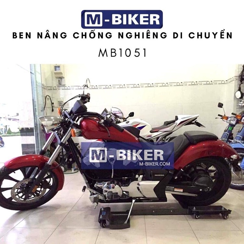 Ben nâng chống nghiêng di chuyển M-Biker cắt CNC ,sơn tĩnh điện cao cấp,dùng cho các xe hạng nặng và siêu nặng