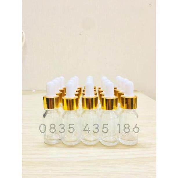 Chai thuỷ tinh nhỏ giọt 10ml-Chai serum 10cm-Lọ thuỷ tinh 10ml
