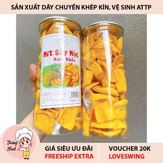 Mít sấy xuất khẩu hũ lớn 300G 💖 FREESHIP 💖 Mít sấy múi to giòn thơm đặc sản chuẩn vị chất lượng thượng hạng