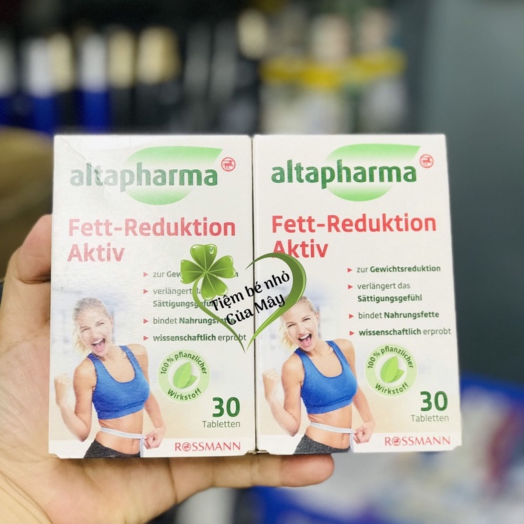 VIÊN UỐNG GIẢM CÂN, GIẢM MỠ ALTPHARMA FET REDUKTION AKTIV CỦA ĐỨC