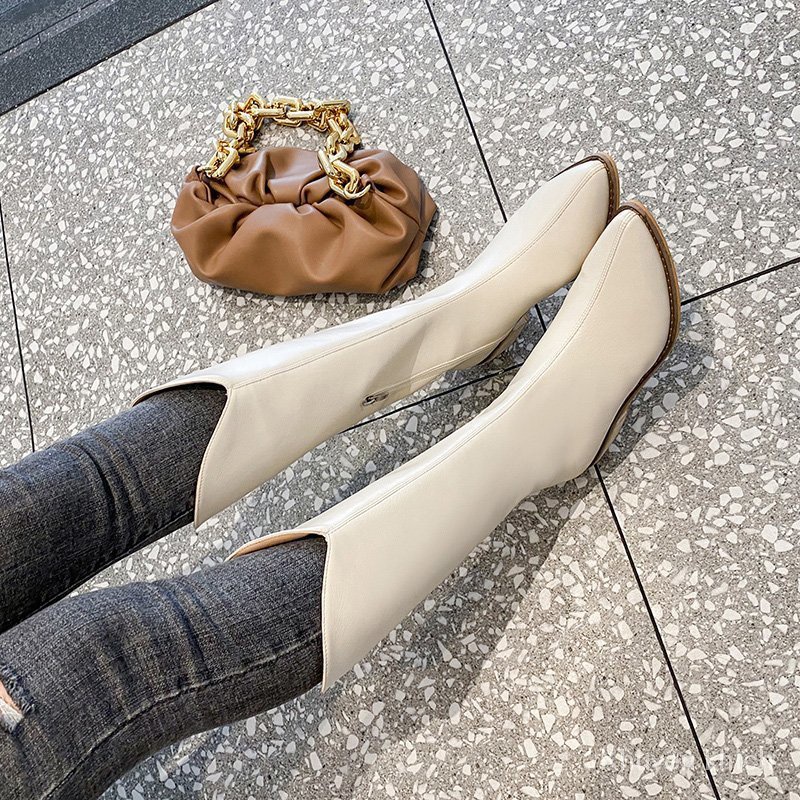 Giày bốt martin nữ phong cách Anh Quốc thoải mái thời trang 2021