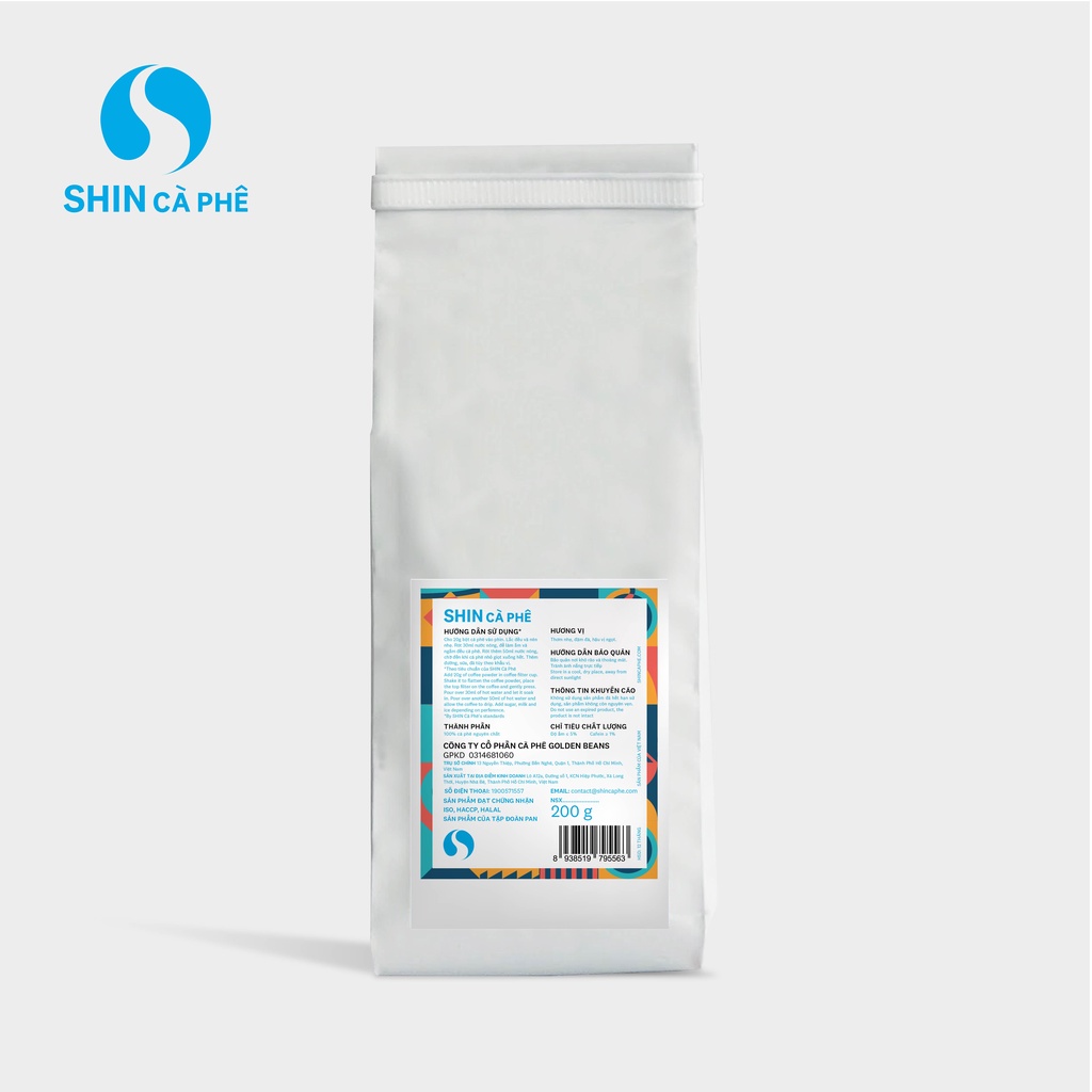 Cà phê truyền thống pha phin SHIN Cà Phê - PHIN ĐẬM ĐÀ 200gr | BigBuy360 - bigbuy360.vn