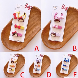 Set 4 kẹp tóc xinh xắn cho bé gái
