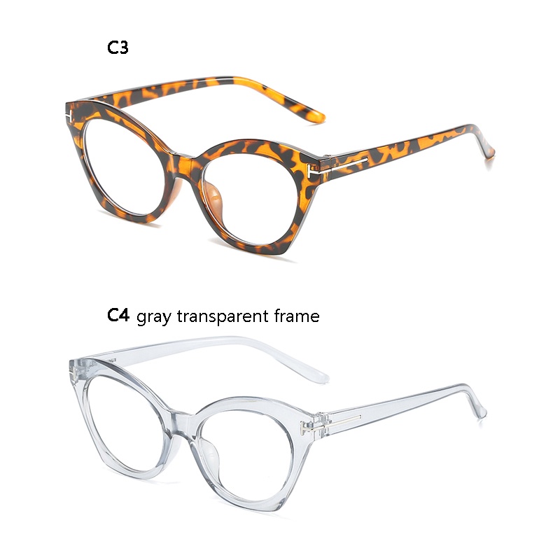 Mắt Kính Hình Chữ T Chống Tia Sáng Xanh Chống Tia Sáng Xanh Dành Cho Nữ