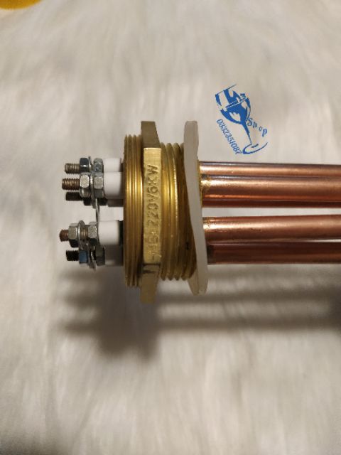 Thanh nhiệt nồi hơi , nấu rượu bằng đồng ,đầu zen đồng 48 dài 25cm